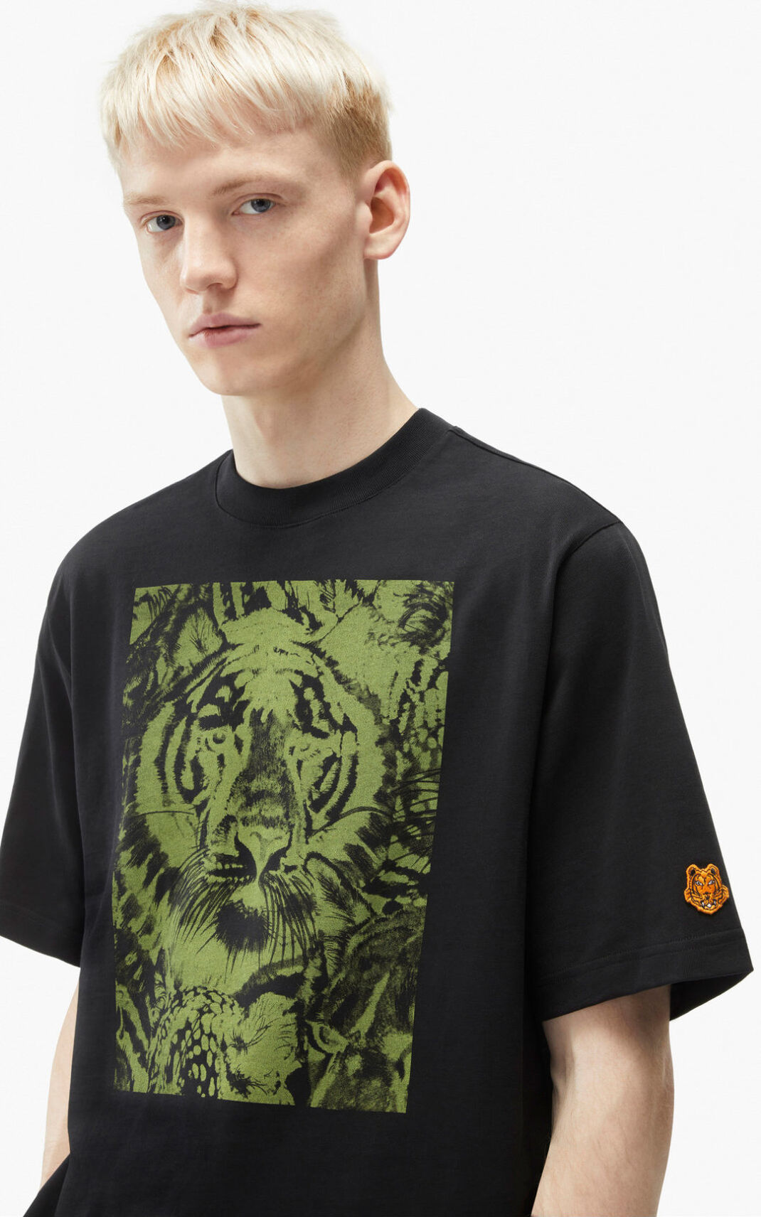 Camisetas Kenzo Wildtigers Hombre Negras - SKU.9608316